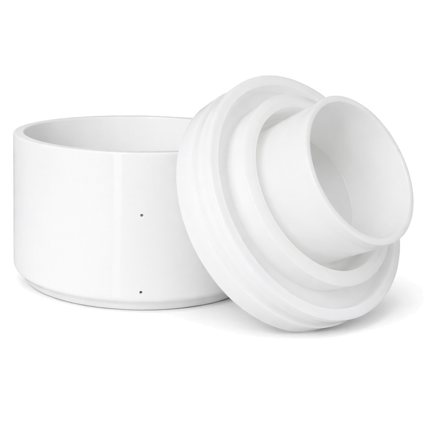 Форма под пресс с крышкой-поршнем (на 2,5-3 кг, низкая крышка), Сыротека