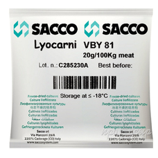Стартовая культура Sacco Lyocarni VBY-81 20 г/100 кг