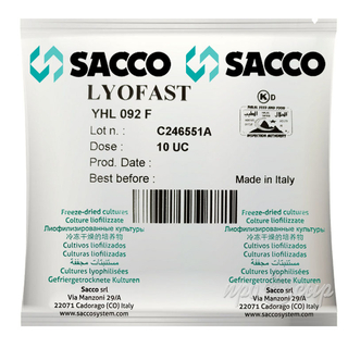 Термофильная закваска Sacco YHL 092/94 F (10D)